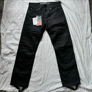 Triumph motorcycle riding denim jeans in black size 32 (runs small fits more 30)
